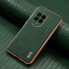 For Huawei nova 13 Pro AZNS Electroplated Frame Crocodile Texture Full Coverage Phone Case(Green) - 2