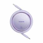 Baseus Free2Draw Mini Retractable Charging Cable 1m Type-C to 8 Pin 20W(Purple) - 2