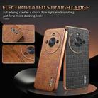 For Honor X50 / X50 Pro / X50 GT AZNS Electroplated Frame Crocodile Texture Full Coverage Phone Case(Black) - 3