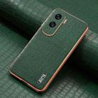 For Honor X50i / 90 Lite AZNS Electroplated Frame Crocodile Texture Full Coverage Phone Case(Green) - 2