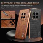 For Honor Magic7 AZNS Electroplated Frame Crocodile Texture Full Coverage Phone Case(Green) - 3