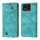 For Asus Zenfone 11 Ultra Skin Feel Embossed Leather Phone Case(Green) - 2