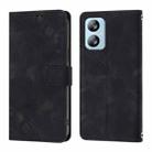 For Blackview A52 Skin Feel Embossed Leather Phone Case(Black) - 2