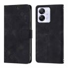 For Blackview Color 8 Skin Feel Embossed Leather Phone Case(Black) - 2