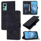 For Ulefone Note 14 Skin Feel Embossed Leather Phone Case(Black) - 1