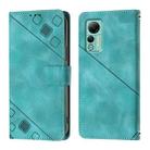 For Ulefone Note 14 Skin Feel Embossed Leather Phone Case(Green) - 2