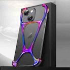 For iPhone 14 / 13 Hercules Zinc Alloy Borderless Metal Phone Case(Colorful) - 1