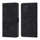For Samsung Galaxy A31 Skin Feel Embossed Leather Phone Case(Black) - 2