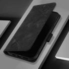 For Samsung Galaxy A42 5G / M42 5G Skin Feel Embossed Leather Phone Case(Black) - 3