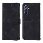For Samsung Galaxy F54 5G / M54 5G Global Skin Feel Embossed Leather Phone Case(Black) - 2