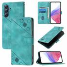 For Samsung Galaxy F54 5G / M54 5G Global Skin Feel Embossed Leather Phone Case(Green) - 1