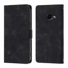 For Samsung Galaxy Xcover 4s Skin Feel Embossed Leather Phone Case(Black) - 2