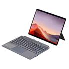 For Microsoft Surface Pro 10 / Pro 9 2089A Wireless Bluetooth Keyboard Leather Case with Touchpad(Grey) - 2