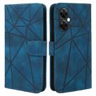 For OnePlus Nord CE 3 Lite Skin Feel Geometric Lines Leather Phone Case(Blue) - 2