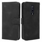 For OnePlus 7 Pro Skin Feel Geometric Lines Leather Phone Case(Black) - 2