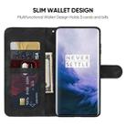 For OnePlus 7 Pro Skin Feel Geometric Lines Leather Phone Case(Black) - 3