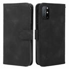 For OnePlus 8T Skin Feel Geometric Lines Leather Phone Case(Black) - 2