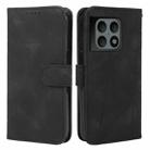 For OnePlus 10 Pro 5G Skin Feel Geometric Lines Leather Phone Case(Black) - 2