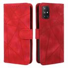 For OnePlus Nord N10 5G Skin Feel Geometric Lines Leather Phone Case(Red) - 2