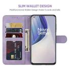 For OnePlus Nord N20 5G Skin Feel Geometric Lines Leather Phone Case(Purple) - 3