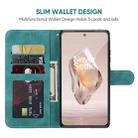 For OnePlus 12R / Ace 3 Skin Feel Geometric Lines Leather Phone Case(Green) - 3