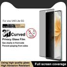 For vivo V40 Lite imak 3D Curved Privacy Full Screen Tempered Glass Film - 3
