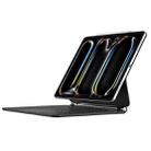 DUX DUCIS MK Series Floating Magnetic Keyboard Tablet Leather Case For iPad Pro 13 2024(Black) - 1