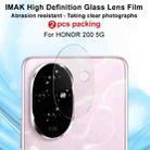 For Honor 200 2 PCS/Set IMAK HD Glass Rear Camera Lens Film - 2