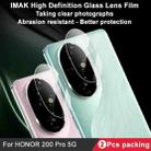 For Honor 200 Pro 2 PCS/Set IMAK HD Glass Rear Camera Lens Film - 3