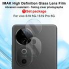 For vivo S19 5G / S19 Pro 5G 2pcs/Set imak HD Glass Rear Camera Lens Film - 2