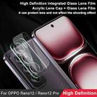 For OPPO Reno12 Pro Global imak High Definition Integrated Glass Lens Film - 3