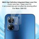 For Motorola Moto G64 5G / G54 5G imak High Definition Integrated Glass Lens Film - 2