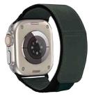 For Apple Watch Ultra 2 49mm Loop Woven Nylon Watch Band(Fir Green) - 1