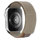 For Apple Watch Series 6 40mm Loop Woven Nylon Watch Band(Khaki) - 1