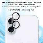 For iPhone 16 / 16 Plus imak High Definition Integrated Glass Lens Film - 2