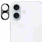 For iPhone 16 / 16 Plus imak High Definition Integrated Glass Lens Film Black Version - 1