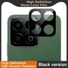 For Honor 200 Smart 5G / X7c 4G IMAK Rear Camera Lens Glass Film Black Version - 3