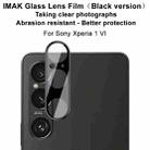 For Sony Xperia 1 VI IMAK Rear Camera Lens Glass Film Black Version - 2