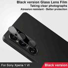 For Sony Xperia 1 VI IMAK Rear Camera Lens Glass Film Black Version - 3