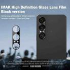 For Sony Xperia 1 VII IMAK Rear Camera Lens Glass Film Black Version - 2