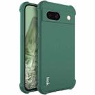 For Google Pixel 8a imak Shockproof Airbag TPU Phone Case(Matte Green) - 1