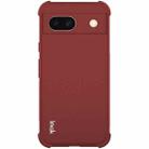 For Google Pixel 8a imak Shockproof Airbag TPU Phone Case(Matte Red) - 2