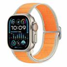 For Apple Watch Ultra 2 49mm Nylon Elastic Buckle Watch Band(Orange) - 1