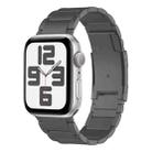 For Apple Watch SE 2023 44mm Titanium Metal Watch Band(Grey) - 1