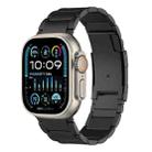 For Apple Watch Ultra 2 49mm Titanium Metal Watch Band(Black) - 1