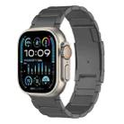 For Apple Watch Ultra 2 49mm Titanium Metal Watch Band(Grey) - 1