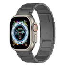 For Apple Watch Ultra 49mm Titanium Metal Watch Band(Grey) - 1