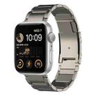 For Apple Watch SE 2022 44mm Titanium Metal Watch Band(Titanium) - 1