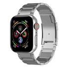 For Apple Watch SE 40mm Titanium Metal Watch Band(Silver) - 1