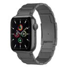 For Apple Watch SE 40mm Titanium Metal Watch Band(Grey) - 1